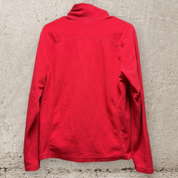 The North Face Red/Gray Holata 1/4 Zip Fleece Pullover Shirt Mens Size Small - Picture 4 of 7